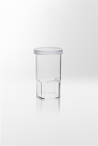 Cell counter vial PS, dust-free capped, 25ml (1000 pcs)