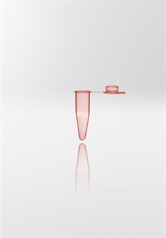 Red microcentrifuge tube, 0.2 ml (10000 pcs)
