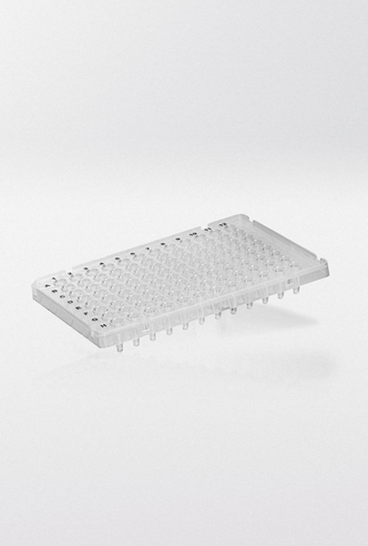 Nerbe Plus PCR-plate PP, 96x0,1ml, half-skirted, low profile, raised rim, highly transparent (100 pcs)