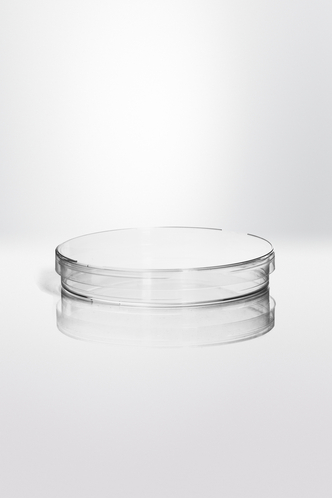 Petri dish PS, Ø90x16,2 mm, with 3 vents, (non slippery / stackable), transparent, sterile R SAL 10-6 (480 pcs)