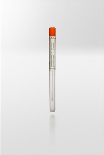 Culture swab, without transport medium, aluminium stick with viscose tip, color code orange, np pcr ready, sterile R, CE/IVD (2000 pcs)