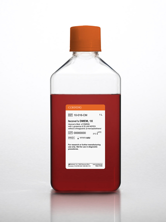Corning® 1L Iscove’s Modification of DMEM with L-glutamine, 25 mM HEPES (6x1L)