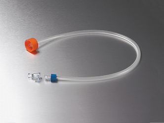 Corning® 33 mm Polyethylene Filling Cap with 1/4 (6.4 mm) ID Tubing with a Male MPC Coupling and a Female MPC End Cap (4 pcs)