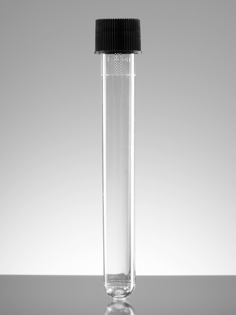 Falcon® 16 mL Round Bottom Polystyrene Test Tube, with Screw Cap, Sterile, 1000/Case