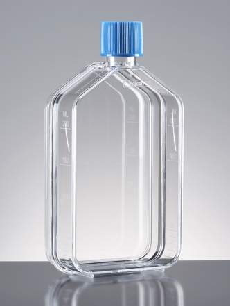 Falcon® 75cm² Rectangular Straight Neck Cell Culture Flask with Plug Seal Cap (5/Pk, 100/Cs)