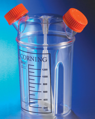 Corning® 1L Disposable Spinner Flask, Solid Cap, Sterile (6 pcs)
