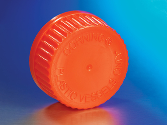 Corning® Disposable Polyethylene Solid Cap for GL45 Plastic Spinner Flasks, Sterile (4 pcs)