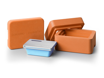 Corning® CoolBox™ XT All-day Cooling and Freezing Workstation, Single Capacity, Orange
