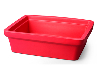 Corning® Ice Pan, Rectangular, Maxi 9L, Red