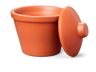 Corning® Ice Bucket with Lid, Round, 4L, Orange
