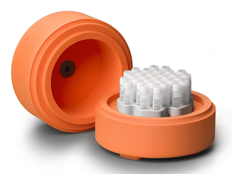 Corning® CoolCell® FTS30 Freezing Container, for 30 x 1 mL or 2 mL Cryogenic Vials, Orange
