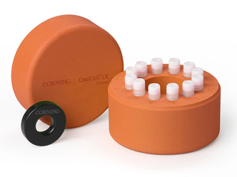 Corning® CoolCell® LX, Cell Freezing Container, for 12 x 1 mL or 2 mL Cryogenic Vials, Orange