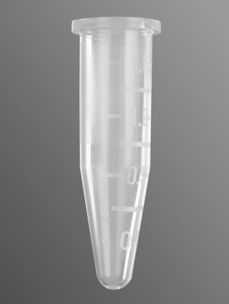 Axygen® 1.5 mL MaxyClear Capless Microcentrifuge Tube, Polypropylene, Clear,  (5000 pcs)