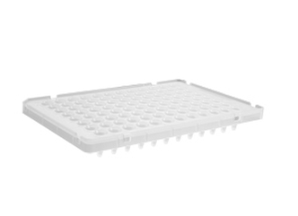 Axygen® 96-well Polypropylene PCR Microplate Compatible with ABI, Low Profile, Half Skirt, Clear, Nonsterile (100 pcs)