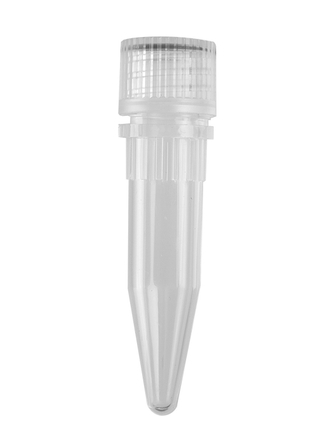 Axygen® 1.5 mL Conical Screw Cap Microcentrifuge Tube and Cap, with O-ring, Polypropylene, Clear Cap, Sterile (4000 pcs)