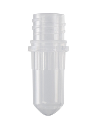 Axygen® 0.5 mL Conical Screw Cap Tubes Only, Polypropylene, Clear, Nonsterile,  (500 pcs)