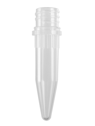 Axygen® 1.5 mL Conical Screw Cap Tubes Only, Polypropylene, Clear, Nonsterile, (4000 pcs)