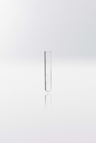 Nerbe Plus Test tube PS, round bottom, 11ml, Ø16x95 mm, transparent, moulded rings, max. RCF 3.000g, 500 pcs