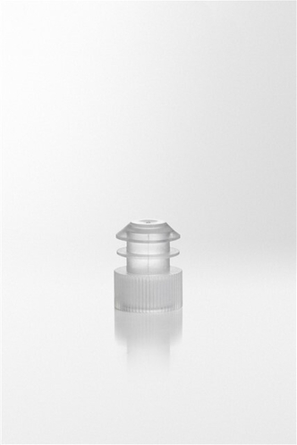 Nerbe Plus Ribbed plug PE, with high grip, with 2 sealing ribs, Ø13 mm, natural, 15000/Case