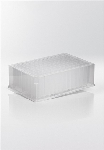 Nerbe Plus Deep well plate PP, 96x2,0ml, square wells, V-shape, transparent (50 pcs)