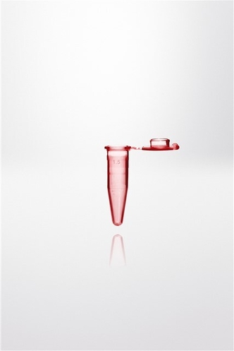 Safelock-Cap microcentrifuge tube PP, 1,5ml, red (8000 pcs)