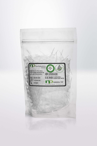 Nerbe Plus Pipette tips PP, premium surface, 0,1-10µl, Bulk Packs, (1000 tips/pack)
