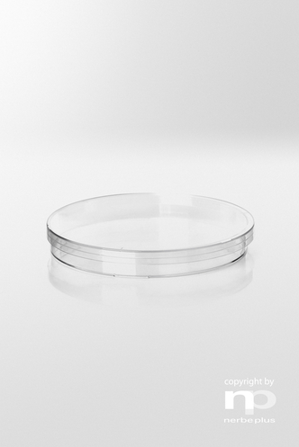 Petri dish PS, Ø90x16,2 mm, with 3 vents, (non slippery / stackable), transparent, sterile SAL 10-3 (480 pcs)