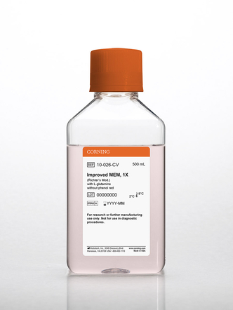 Corning® 500 mL Improved MEM (Richter’s Mod.) with L-glutamine (6x500 mL)