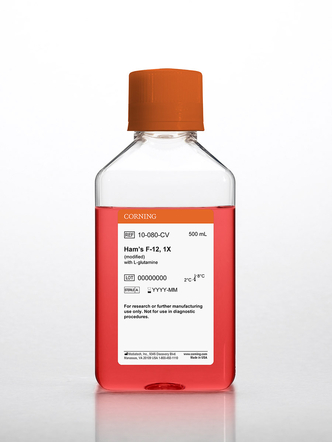 Corning® 500 mL Hams F-12 Medium with L-glutamine (6x500 mL)