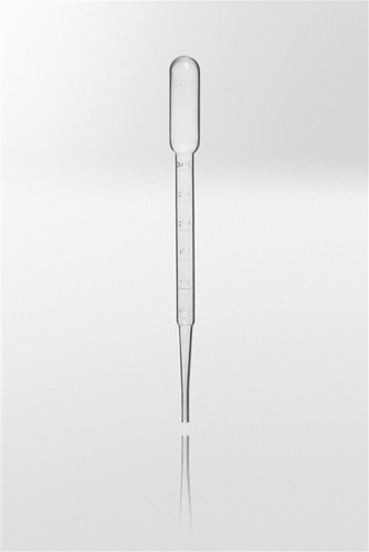 Nerbe Plus Transfer pipette PE, 3ml, single packed, length, 150 mm, transparent, grad., sterile R (1 sample)