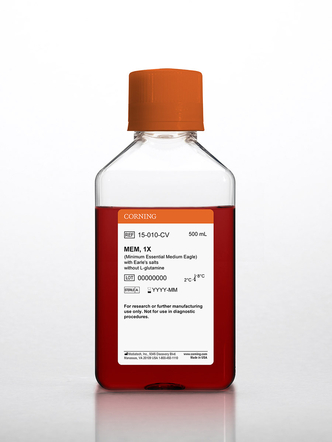Corning® 500 mL MEM (Minimum Essential Medium) with Earle's salts (6x500 mL)