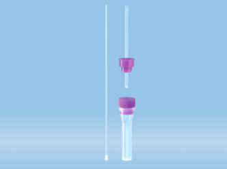 Microvette® CB 200 NC, 200 µl, cap violet, push cap, flat base (50 pcs)