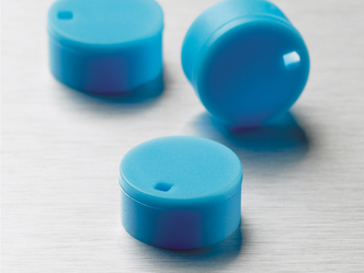 Corning® Blue Polypropylene Cryogenic Vial Cap Inserts (500 pcs)