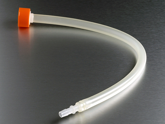 Corning® 33 mm Polyethylene Filling Cap with 3/8 (9.5 mm) ID Tubing and a 5/16 (7.94 mm) ID Barbed Fitting (5 pcs)