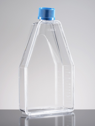 Falcon® 150cm² Rectangular Canted Neck Cell Culture Flask with Plug Seal Cap (5/Pk, 40/Cs)