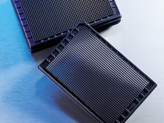 Corning® 1536-well Black/Clear Flat Bottom Polystyrene TC-treated Microplate, 10 per Bag, with Lid, Sterile
