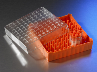 Corning® Polycarbonate 1 - 2 mL Cryogenic Vial Storage Box, Holds 100 Vials (10 pcs)