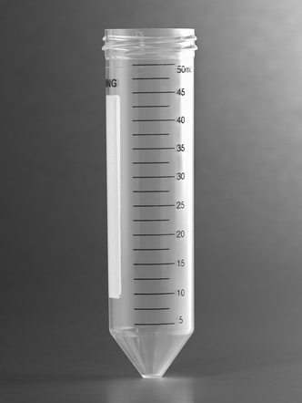 Corning® 50 mL PP Centrifuge Tubes, Bulk Packed with No Cap, Sterile, (500 pcs)