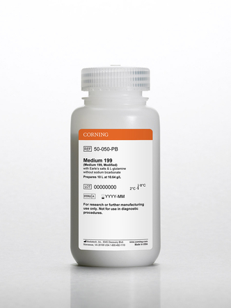 Corning® 10L Medium 199 (Mod.), Powder with Earle's salts, L-glutamine