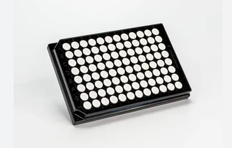 Black/White Isoplate-96 Black Frame White Well