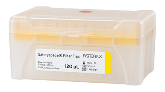 Sartorius® SafetySpace Filter Tips 2-120 µl, in rack, sterile (10x96)