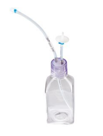 2 port MYCAP™ bottle closure with 250 mL bottle