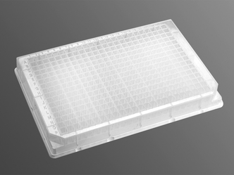 Axygen® 384-well Clear V-Bottom 120 µL Polypropylene Deep Well Not Treated Plate, Sterile (5/Pk, 50/Cs)