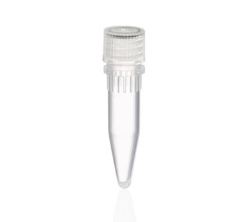 Micro screw cap tube PP, 1,5ml, assembeled screw cap PP with o-ring (4000 pcs)
